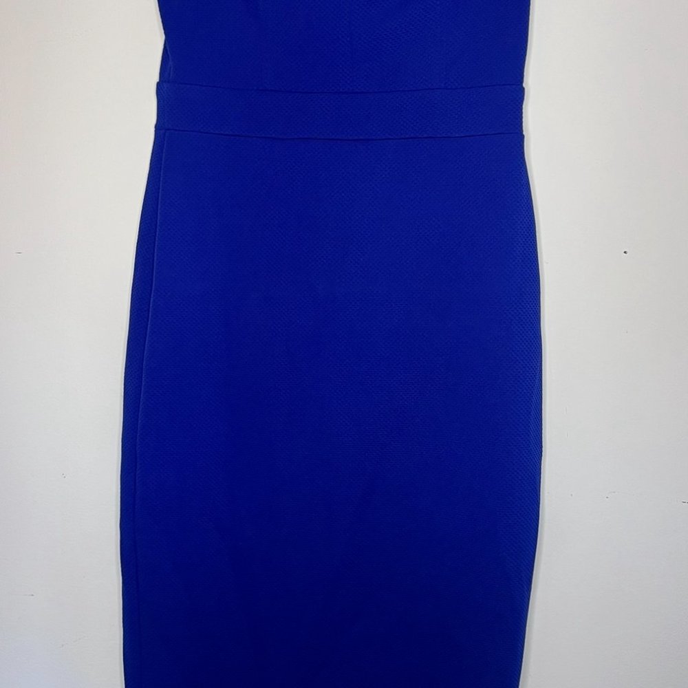Speechless Strapless Dress Blue Sweetheart Neckline Fitted Bodycon Size 13 L